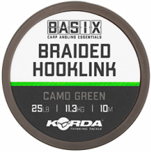 Korda Plecionka Basix Braided Hooklink 25LB 10m Camo