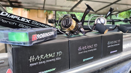 Robinson Kołowrotek Harami FD 1510 + SMAR i OLEJ