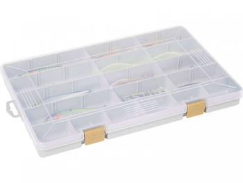 Westin W3 Pudełko Tackle Box 35,5x22,5x3,5cm Grey/Clear