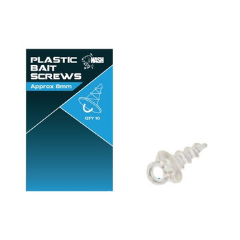 Nash PLASTIC BAIT SCREWS - Wkrętki do kulek Plastikowe