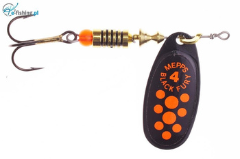 MEPPS Błystka obrotowa Black Fury czarny/czerwone 4/8g