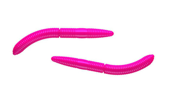 Libra Lures Guma 6,5cm Fatty D'Worm 65 - 019 Hot Pink - bez zapachu