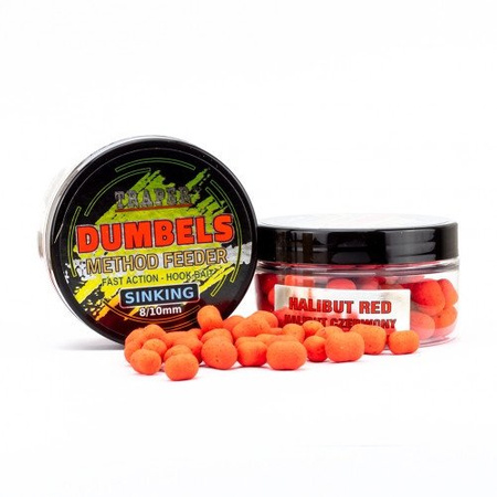 Traper Dumbells Sinking Method Feeder Halibut czerwony