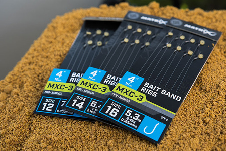 Matrix Przypon MXC-3 4” Bait Band Rigs roz. 14 0.180mm 2.9kg