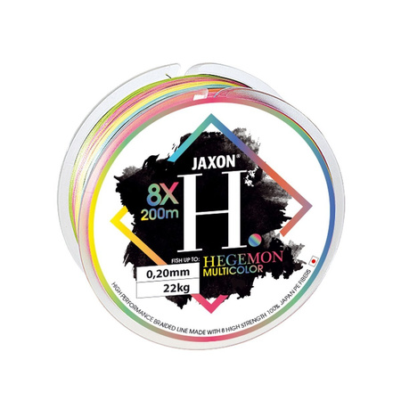 Jaxon Plecionka HEGEMON 8X Multicolor 0,34mm 200m