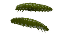 Libra Lures Guma Larva 35 - 031 Olive - Cheese