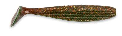 Iron Claw Guma Just Shad 10cm Real Motoroil Gold Glitter