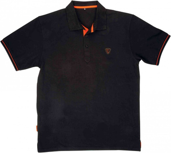 Fox Koszulka Polo BLACK ORANGE POLO SHIRT XL