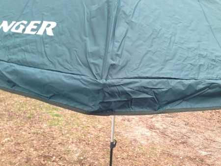 Konger parasol gumowany LUX 250cm z osłoną