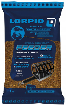 Lorpio Zanęta wędkarska Grand Prix Feeder 1kg Dark