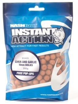 Nash INSTANT ACTION 15mm 200g - Liver and Garlic