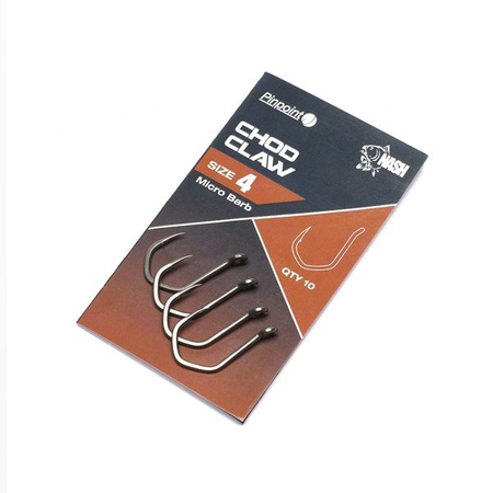 Nash PINPOINT Haczyki CHOD Claw  Micro Barb roz. 5 (10szt.)