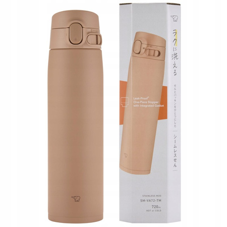Zojirushi Kubek Termiczny  Stalowy 720ml Beżowy Japoński