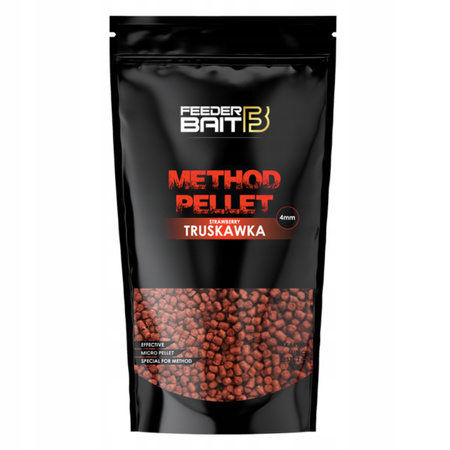 Feeder Bait Pellet 4mm 800g Truskawka