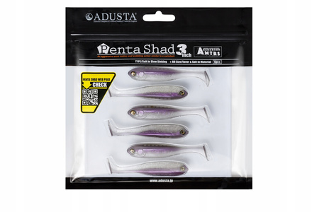 Adusta Guma Penta Shad 7,5cm 4,5g op. 6szt. Wakasagi