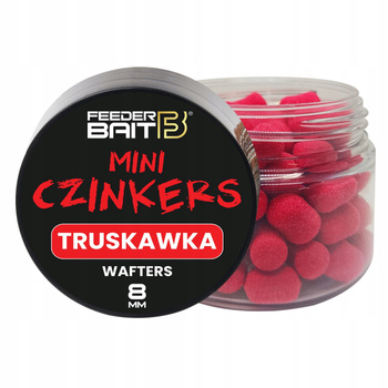 Feeder Bait Mini Czinkers Wafters 8mm Truskawka