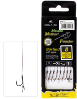 Mikado PRZYPON METHOD FEEDER z Igłą Hak z zadziorem nr 6 Plecionka: 0.16mm 10cm