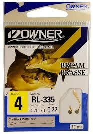 Owner Haczyki z przyponem RL-335 - Chinta roz.5