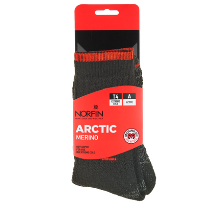 Norfin Termoaktywne Skarpety Wełna Merynos T4A Arctic Merino Crew 39-41