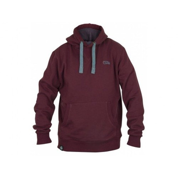 FOX CHUNK Bluza RIBBED HOODY BURGUNDY M