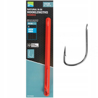 Preston Haczyki Z Przyponem Natural N-20 6'' 15cm Nr 14 0.12mm 