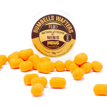 Meus Dumbells Fluo Wafters 8mm Pomarańcza Makrela Minis