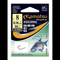 Kamatsu Kochinu Haczyki z Przyponem r. 6 10szt czarny nikiel