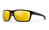 Wiley X Okulary WX KINGPIN Polarized Gold Mirror Matte Black Frame ACKNG04