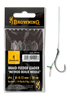 Browning FEEDER LEADER METHOD Przypon z Igłą do Kulki 4/0,14mm 10cm