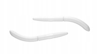 Libra Lures Guma 6,5cm Fatty D'Worm 65 - 001 White - bez zapachu