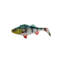 Savage Gear Guma 4D Perch Shad 12,5cm 20g Green Silver