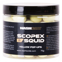 Nash Kulki SCOPEX SQUID POP UP YELLOW 18mm 75g