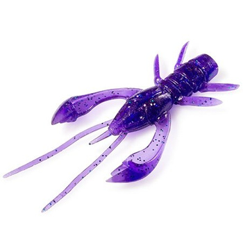 Fishup Real Craw 2&quot; 4,8cm #060 Dark Violet/Peacock&amp;Silver