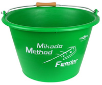 Mikado Wiadro Method Feeder 17l zielone