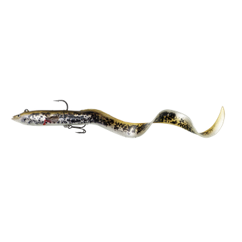Savage Gear Guma 4D Real EEL 20cm 38g Olive Pearl PHP