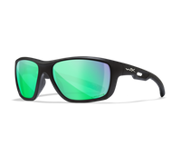 Wiley X Okulary WX ASPECT Captivate Polarized Green Mirror Matte Black Frame ACASP17