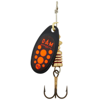 DAM Effzett Błystka Obrotowa STANDARD SPINNER 3 6g Black Red