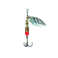 MEPPS Błystka obrotowa Aglia Long Rainbo srebrna 1/4,5g