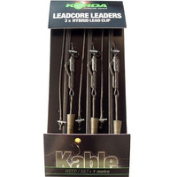 Korda Kable Leadcore Leaders Lead Clip 3szt