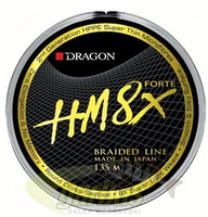 Dragon Plecionka HM8X Forte 0,08mm 135m Grey