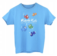 Mikado Koszulka T-shirt Kids Niebieska 128