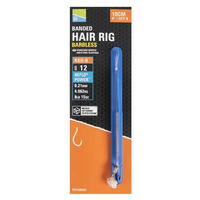 Preston Przypon z Gumką BANDED HAIR RIG KKH-B 10cm r. 14 0,21mm Barbless