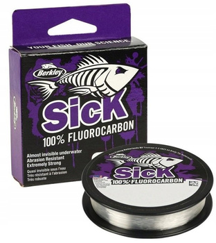 Berkley Sick Fluorocarbon Leader Clear 0,28mm 50m