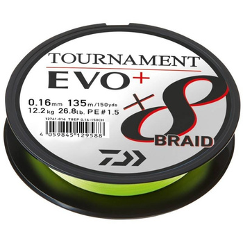 Daiwa Plecionka Tournament 8X EVO 0,16mm 135m CH