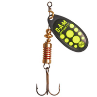 DAM EFFZETT Błystka Obrotowa STANDARD 2 4g Black Yellow