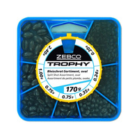 Zebco Zestaw Śrucin Owalnych 170g Mieszane Śrut