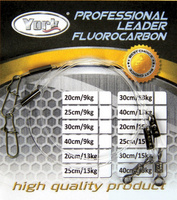 York Przypon Professional Fluorocarbon 13kg 30cm