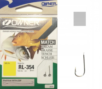 Owner Haczyki z przyponem RL-354 - CHIKA roz.8