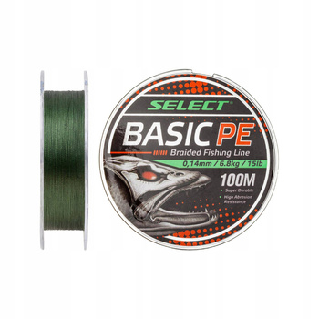 Select Plecionka BASIC PE 100m 0,18mm 22lb 9,9kg