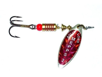 MEPPS Błystka obrotowa Aglia Long Redbo srebrna 2/7g